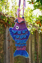 Custom Crochet Fish Bag